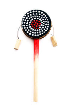 Small Maasai Bead Kenyan Spin Drum