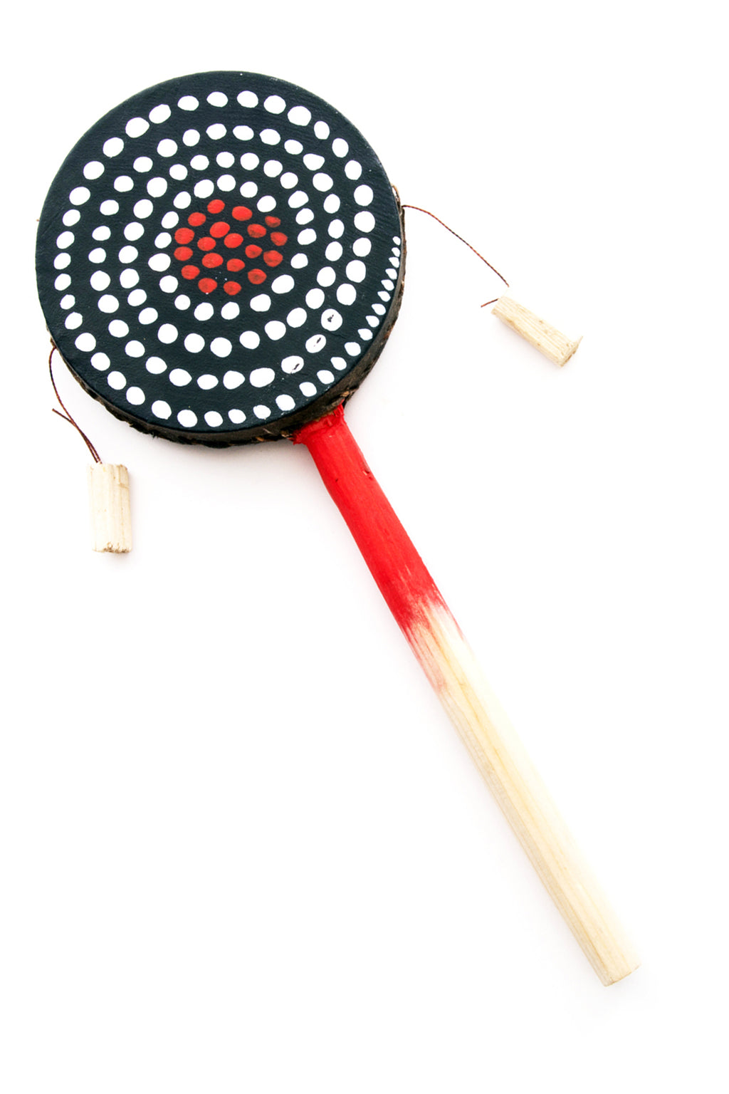 Large Maasai Bead Kenyan Spin Drum