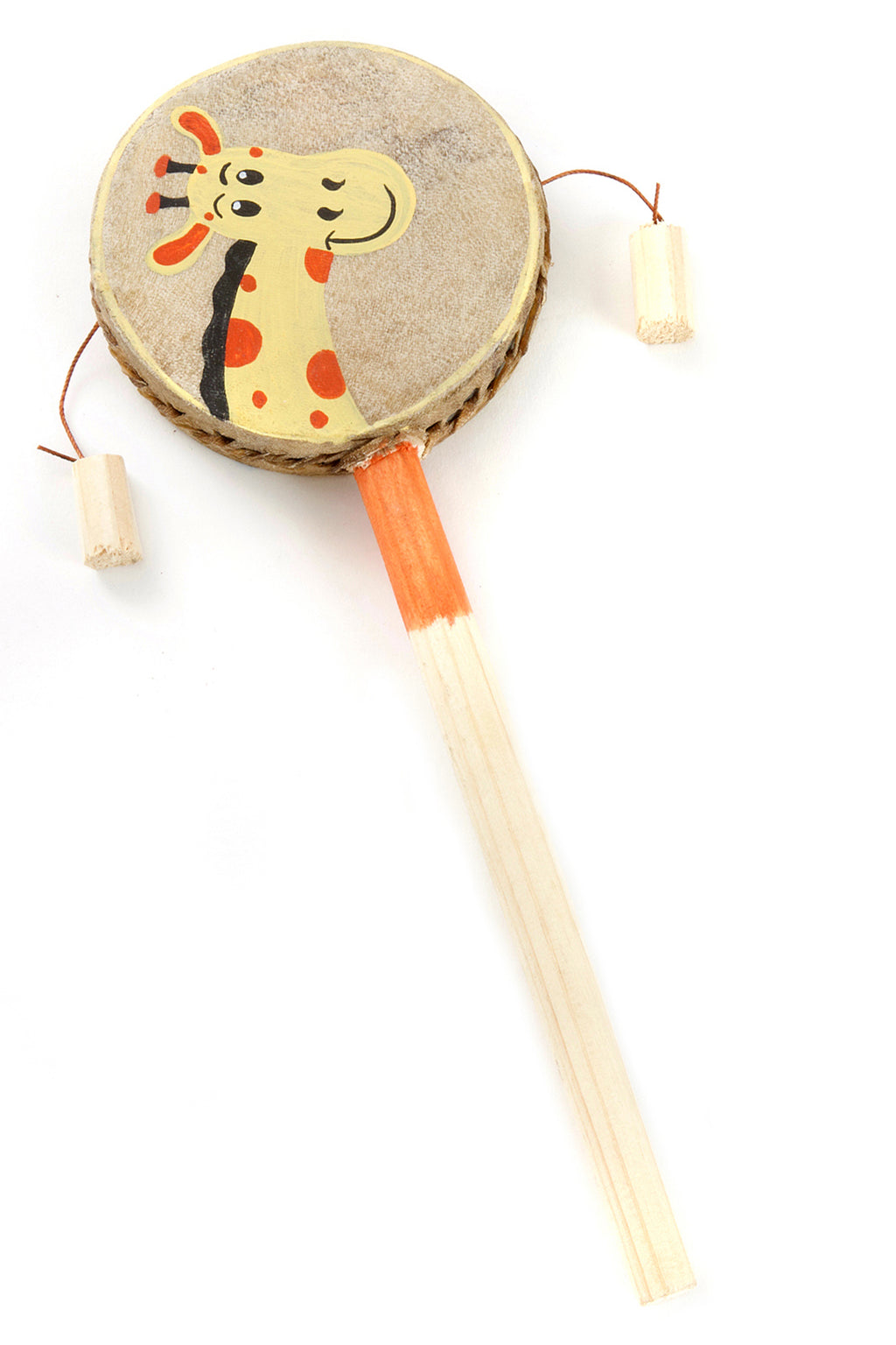 Kenyan Smiley Giraffe Spin Drum