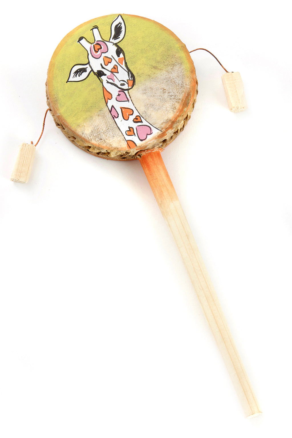 Kenyan Lovely Giraffe Spin Drum