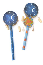 Double Reversible Sun and Moon Design Spin Drum