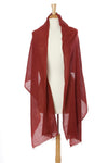 Sienna Whisper Light Cotton Shawl from Ethiopia