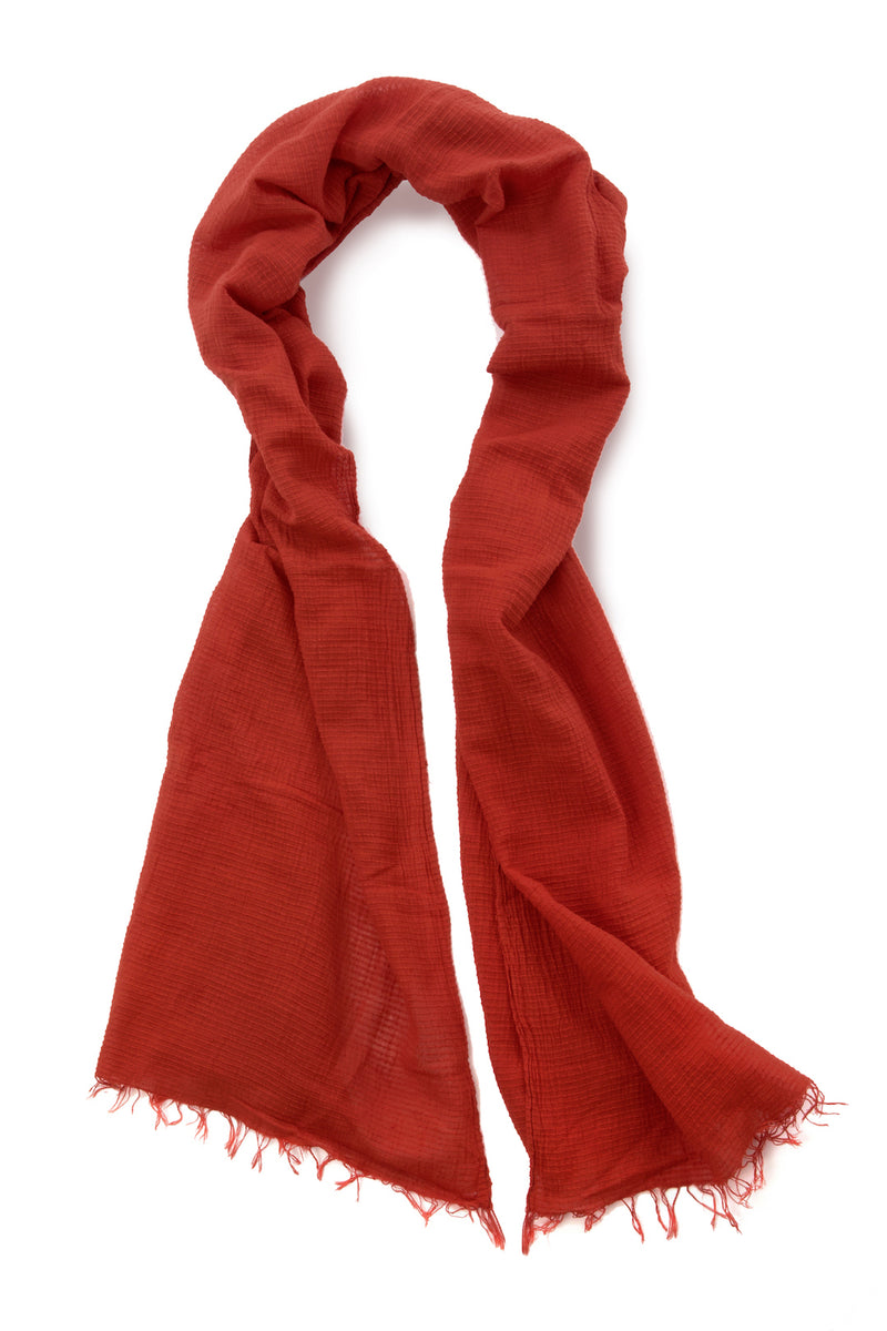 Sienna Whisper Light Cotton Shawl from Ethiopia