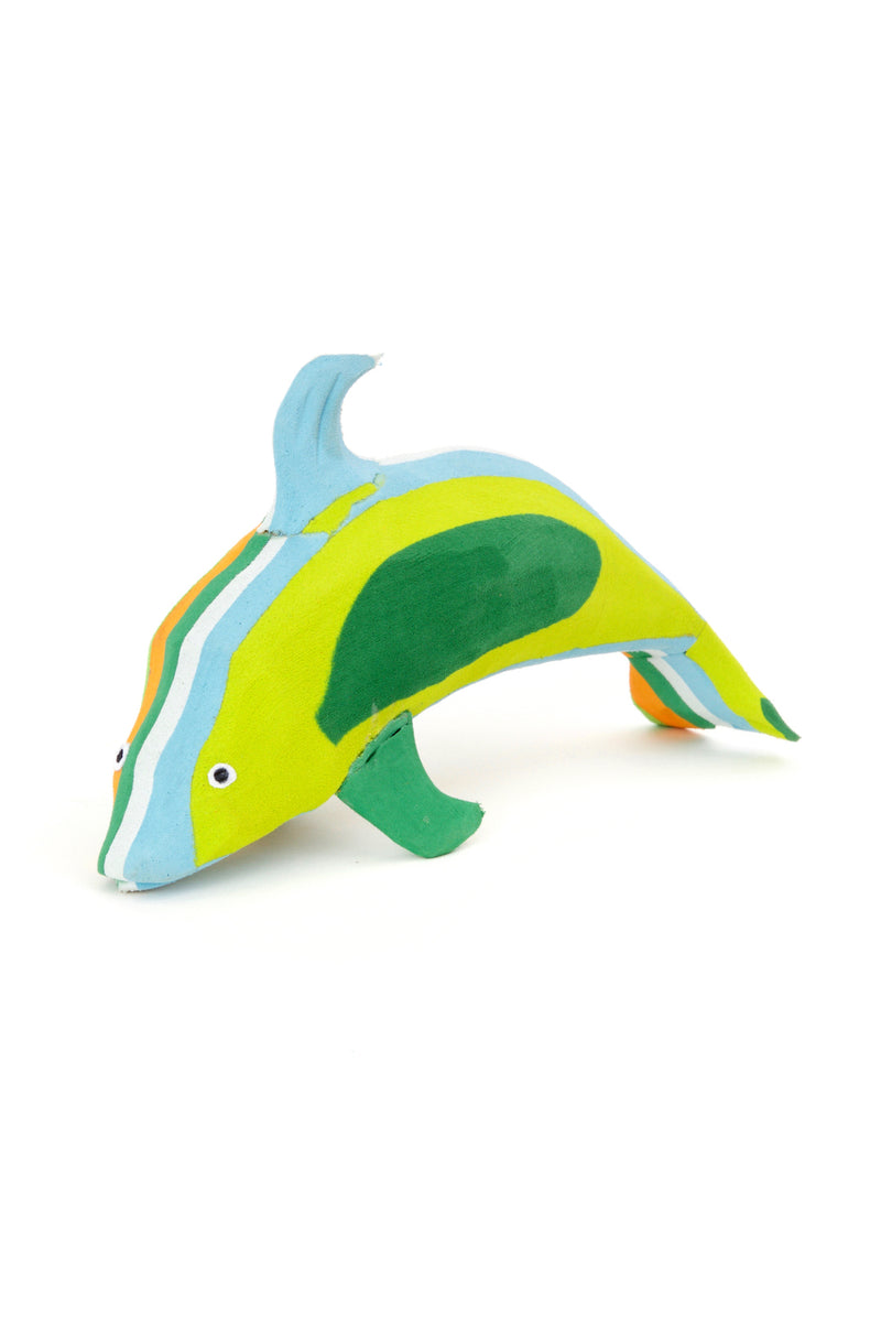 Recycled Flip Flop Dolphin Sculpture