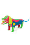 Recycled Flip Flop Dachshund Dog Sculptures