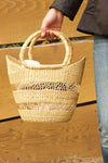 Natural Petite Lacey Shopper from Ghana