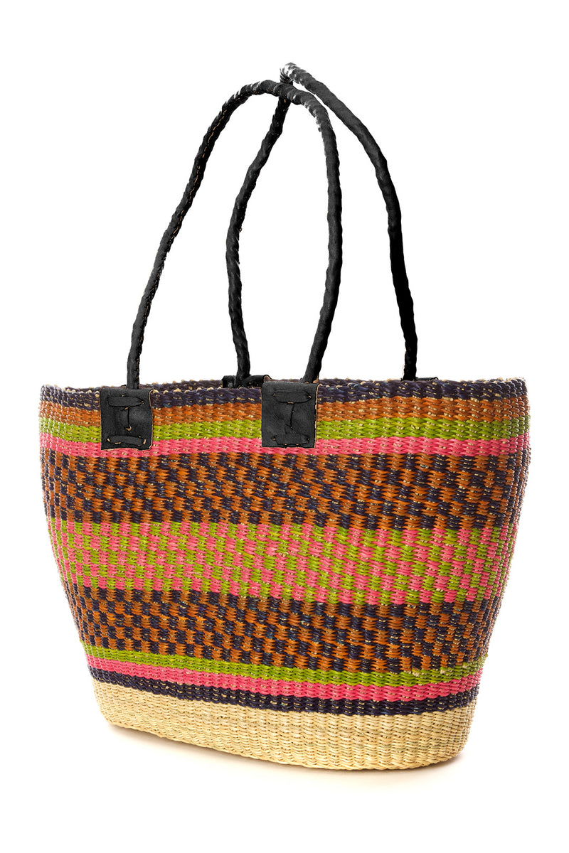 Ghanaian Impeccable Tote in Assorted Colors