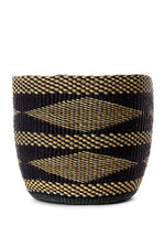 Lace Weave Midnight Woven Bin