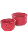 Red Bolga Bowl Baskets - sold singly