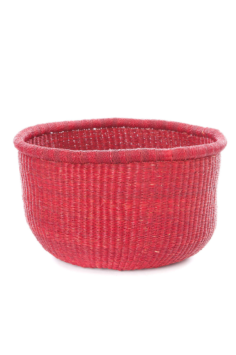 Red Bolga Bowl Baskets - sold singly