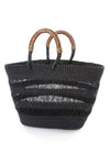 Black Lace Weave Short Shopper from Ghana
