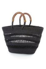 Black Lace Weave Short Shopper from Ghana