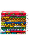 Ghanaian Ankara Cloth Covered Journals - Lined and Unlined GHC2A  Lined A5 Journal