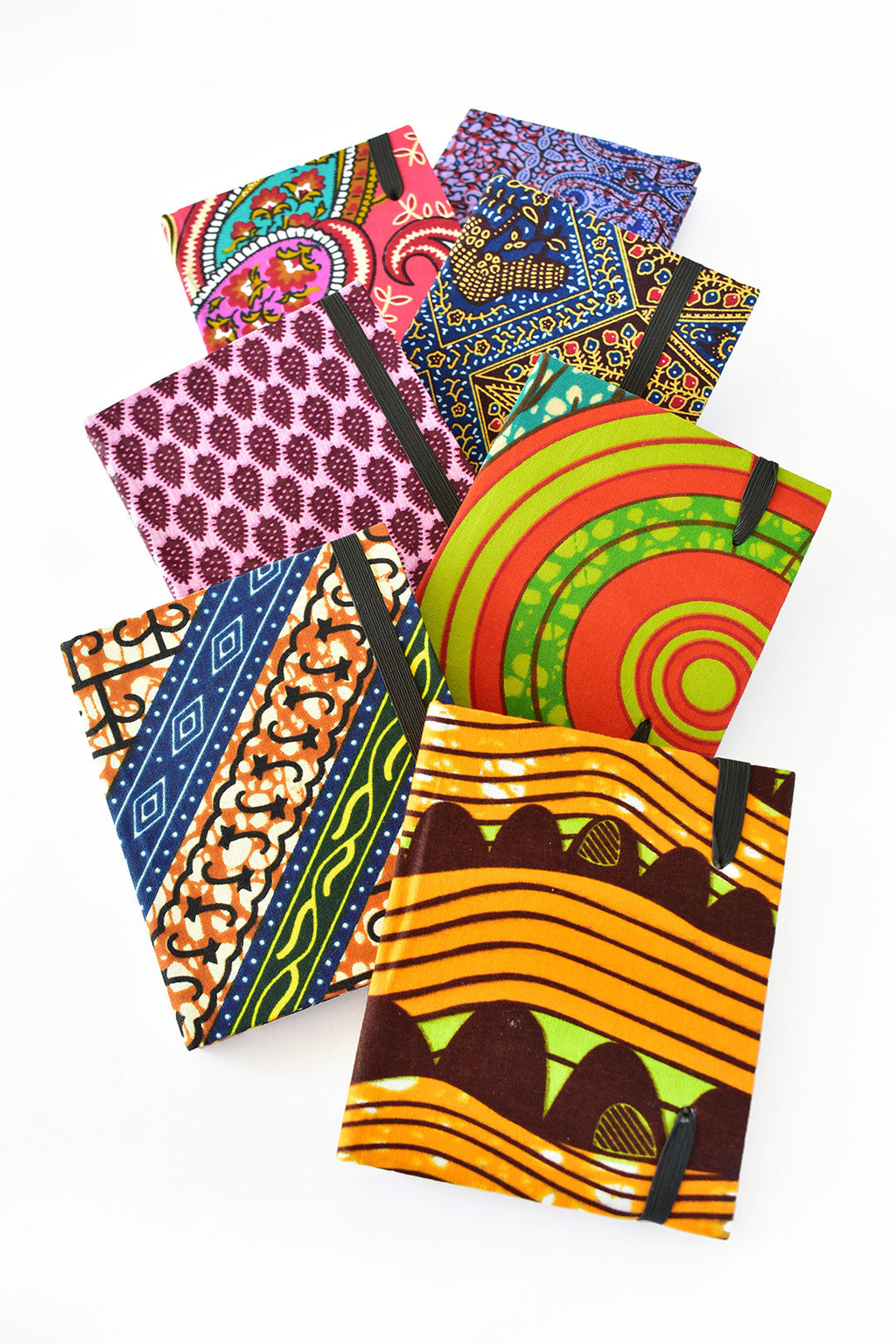 Ghanaian Ankara Cloth Mini Notebook in Assorted Patterns