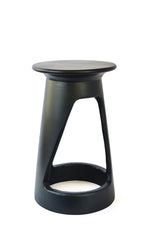 18" Black Tweneboa Wood Portal Table