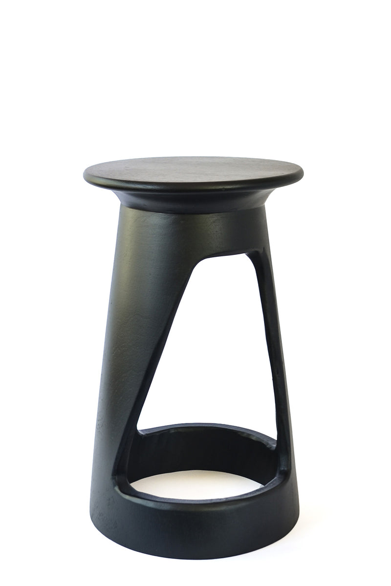 18" Black Tweneboa Wood Portal Table