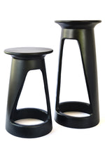 18" Black Tweneboa Wood Portal Table