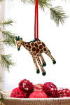 One Dozen Jacaranda Giraffe Ornaments
