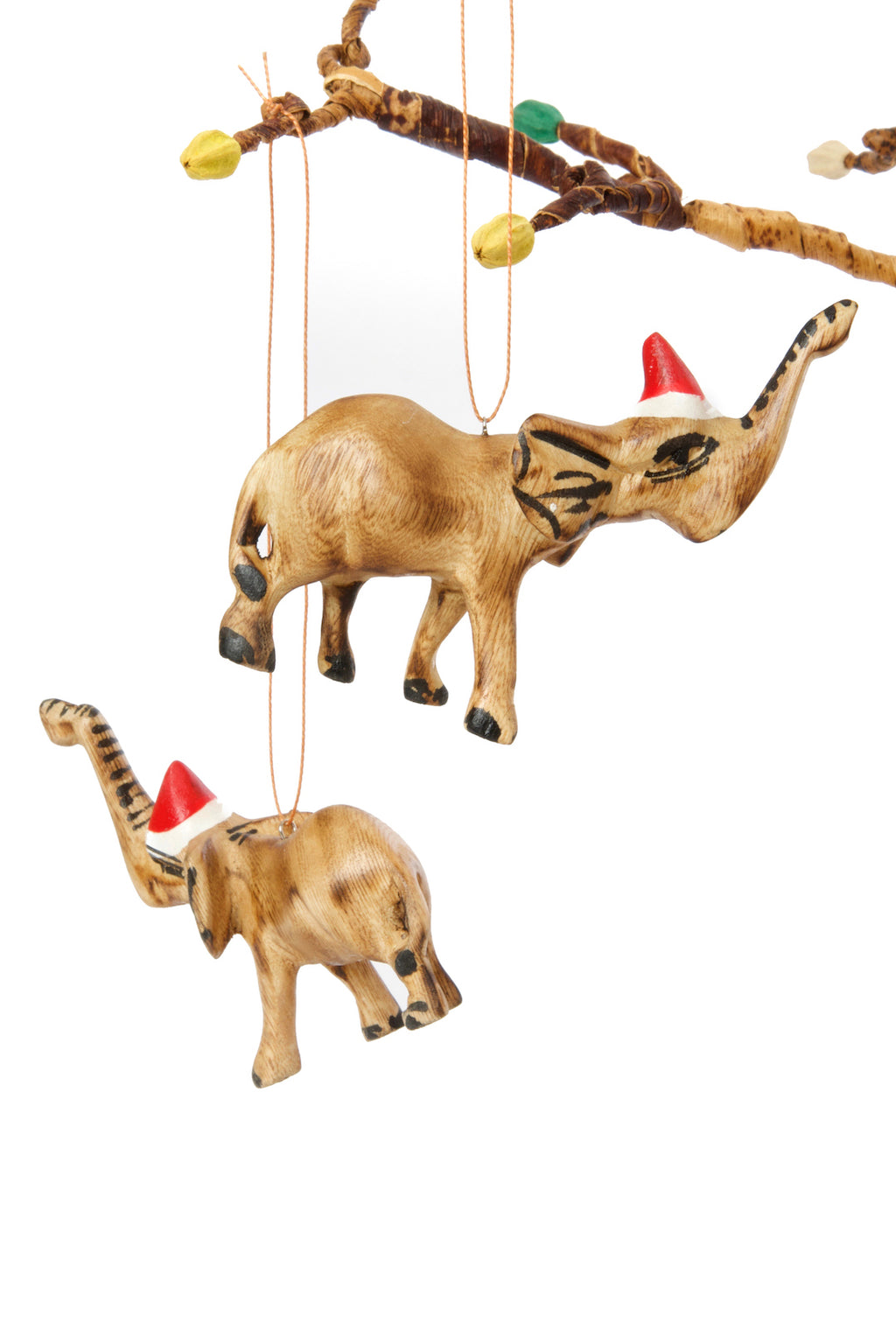 Santa's Little Elephant Helper Ornament