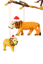 Santa's Little Lion Helper Ornament