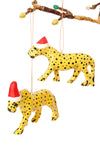 Santa's Little Cheetah Helper Ornament