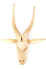 Kenyan Blonde Jacaranda Wood Antelope Mask
