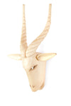 Kenyan Blonde Jacaranda Wood Antelope Mask