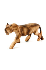 Kenyan Jacaranda Wood Lioness Sculpture