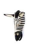 Kenyan Hand Painted Jacaranda Zebra Mask