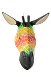 Kenyan Hand Painted Jacaranda Giraffe Mask