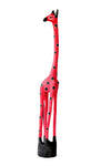 Watermelon Jacaranda Wood Giraffe Sculptures