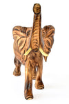 Kenyan Jacaranda Wood Jumbo Trumpeting Elephant