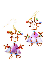Aluminum Funky People Earrings