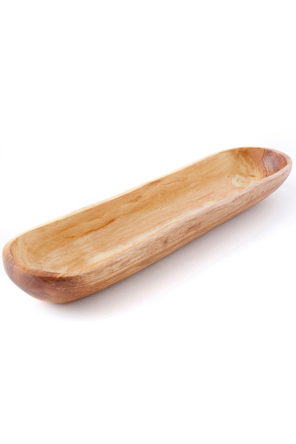 Plain Wild Olive Wood Cracker Tray Default Title