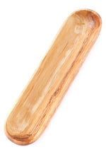 Plain Wild Olive Wood Cracker Tray Default Title