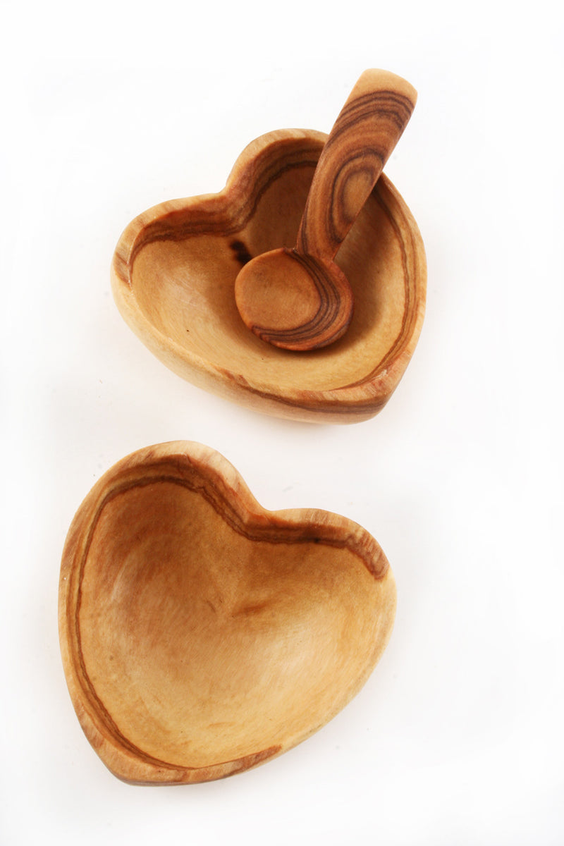 Olivewood Mini Heart Bowl Default Title