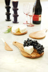 Kenyan Wild Olive Wood Round Fromage Tray Default Title