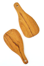 Kenyan Wild Olive Wood Paddle Fromage Tray
