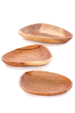 Wild Olive Wood Flower Petal Serving Trays JKWB62A  Small Tray