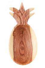 Kenyan Wild Olive Wood Pineapple Serving Bowl