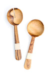 Wild Olive and Bone Pendulum Salad Servers Default Title