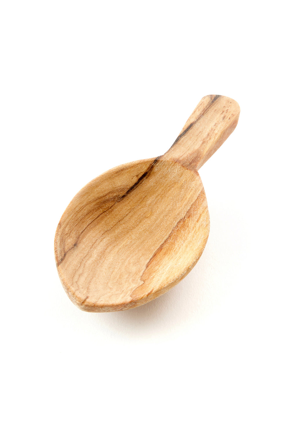 Set of Four Wild Olive Wood Leaf Scoops Default Title