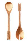 Kenya Wild Olive Wood Archer Salad Servers Default Title