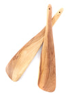 Kenya Wild Olive Wood Kafi Paddle Salad Servers Default Title