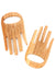 Kenyan Wild Olive Wood Helping Hands Salad Servers Default Title