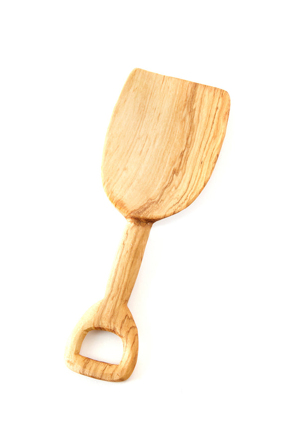 Small Wild Olive Wood Bin Shovel Default Title