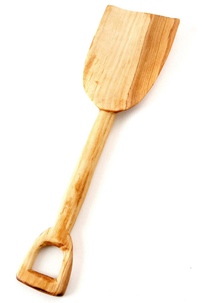 Large Wild Olive Wood Bin Shovel Default Title