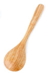 Contoured Wild Olive Wood Cooking Spoon Default Title