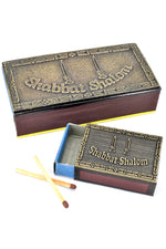 South African Shabbat Shalom Matchboxes JMB01B  Large Matchbox