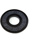 Black Fine Line Round Soapstone Tea Light Candle Holder Default Title